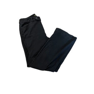 EDDIE BAUER Blakley Fit Navy Wide Leg Mid Rise Cotton Stretch Chino Pant 10